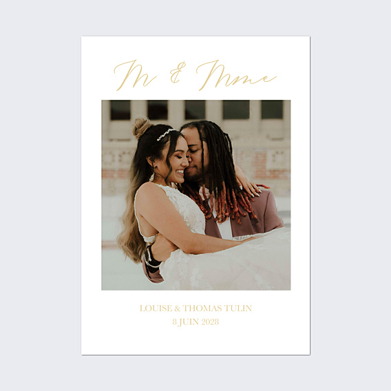 Affiche mariage Joli Oui