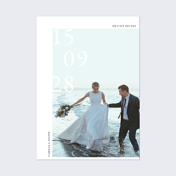 Affiche mariage La Date