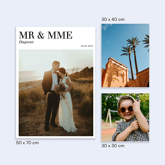 Affiche Mariage Patronyme