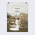 Affiche mariage Photo pleine page