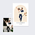 Affiche Mariage Couple en illustration minimaliste