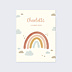 Affiche Naissance Petit Arc-en-ciel