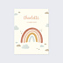 Affiche Naissance Petit Arc-en-ciel