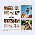 Affiche Naissance 12 mois en photo