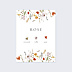 Affiche Naissance Fleurs des champs