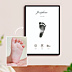 Affiche Naissance Empreinte bébé