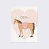 Affiche Naissance Grand Cheval