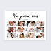 Affiche Naissance Mes premiers mois