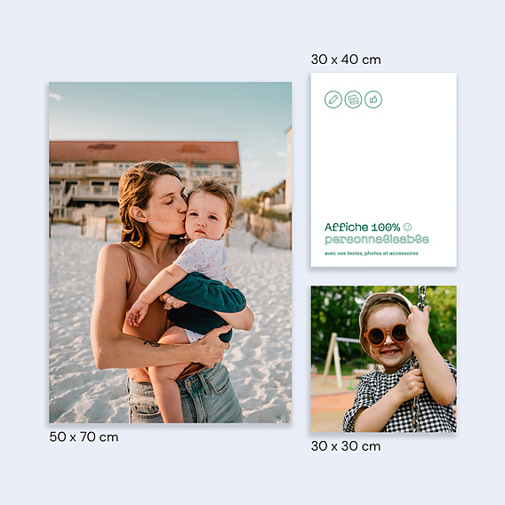 Affiche Naissance 100% Personnalisable