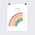Affiche naissance Apprentissage Couleurs