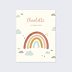 Affiche Naissance Petit Arc-en-ciel