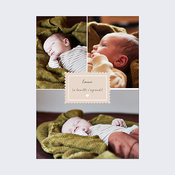 Affiche Naissance Citation famille