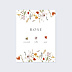 Affiche Naissance Fleurs des champs