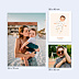 Affiche Naissance Bébé en illustration vectorielle