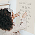 Affiche Naissance Alphabet Écolier
