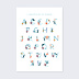 Affiche Naissance Alphabet Océan