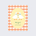 Affiche Naissance Famille Oie