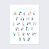 Affiche Naissance Alphabet Océan