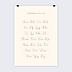 Affiche naissance Alphabet Écolier Recto