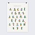 Affiche naissance Alphabet Jungle Recto