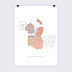 Affiche naissance Cocon d'Amour Recto