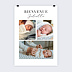 Affiche naissance Trio photos