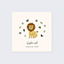 Affiche Naissance Petit Lion
