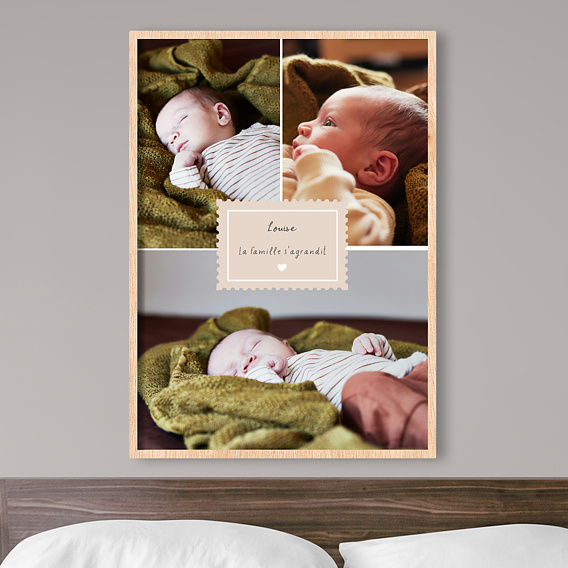 Affiche Naissance Citation famille