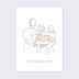 Affiche Naissance Bonheur en Famille