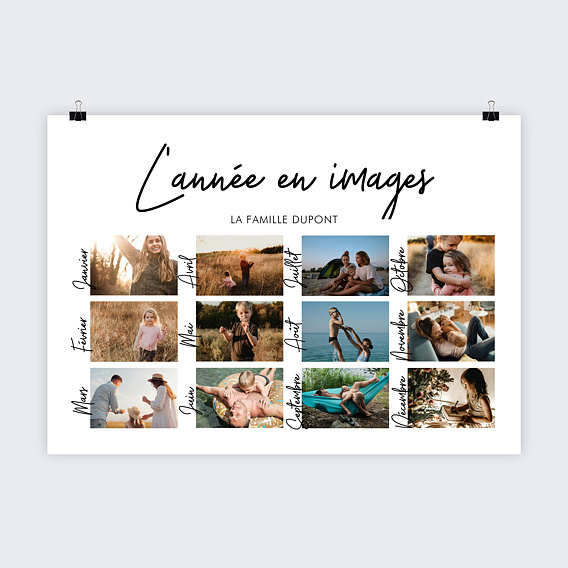 Poster personnalisé Retrospective bandeau