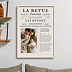Poster famille Le journal