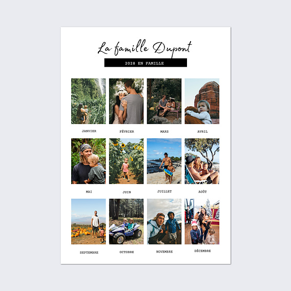 Poster famille Rétrospective classique