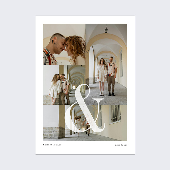 Poster famille Bonheur à deux