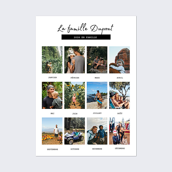 Poster famille Rétrospective classique
