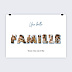 Poster personnalisé Famille Photos