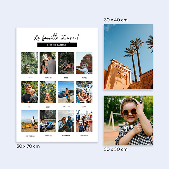 Poster famille Rétrospective classique