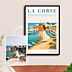 Affiche voyage Votre photo en illustration vintage