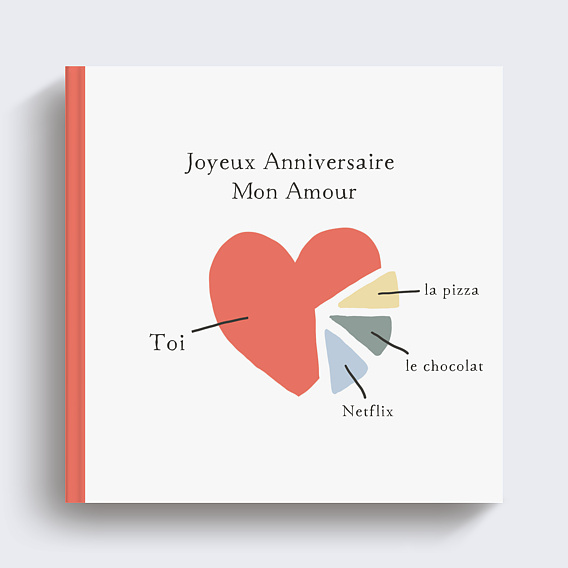 Album photo anniversaire Amour