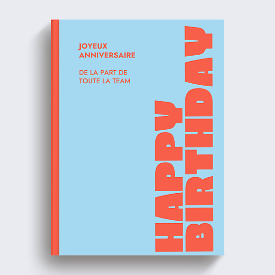 Album Photo Anniversaire Color bloc