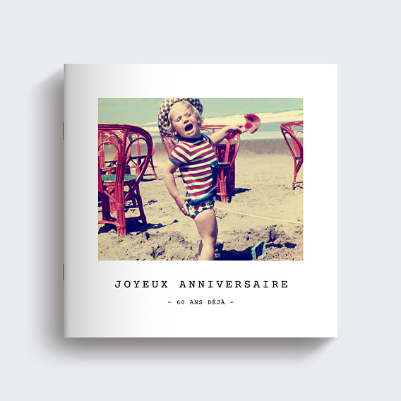Album photo anniversaire Polaroid