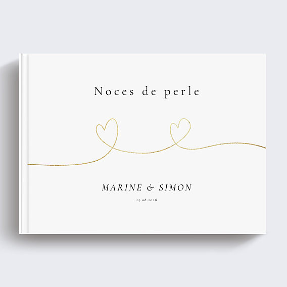 Album photo anniversaire Ligne du coeur