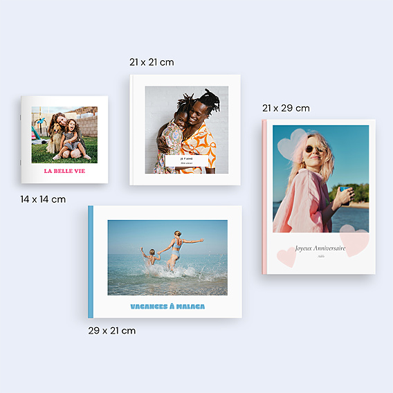 Album Photo Anniversaire Cœurs Pastels