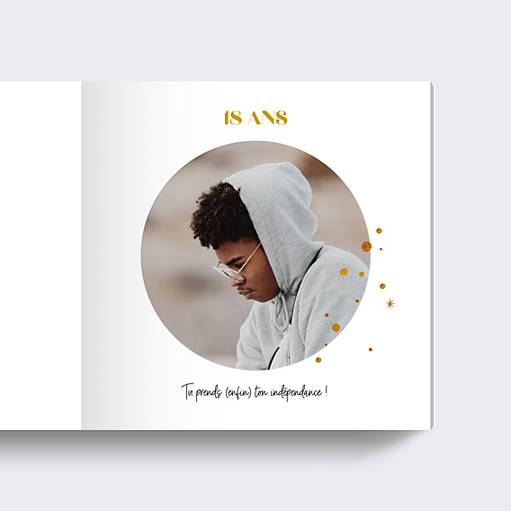 Album Photo Anniversaire Golden Dots (16 Photos)