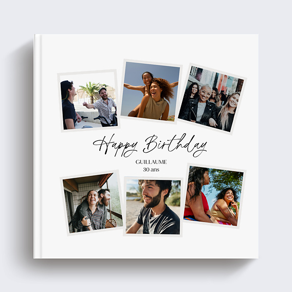 Album Photo Anniversaire Multi Polaroids