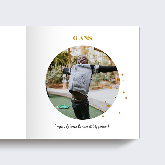 Album Photo Anniversaire Golden Dots (16 Photos)