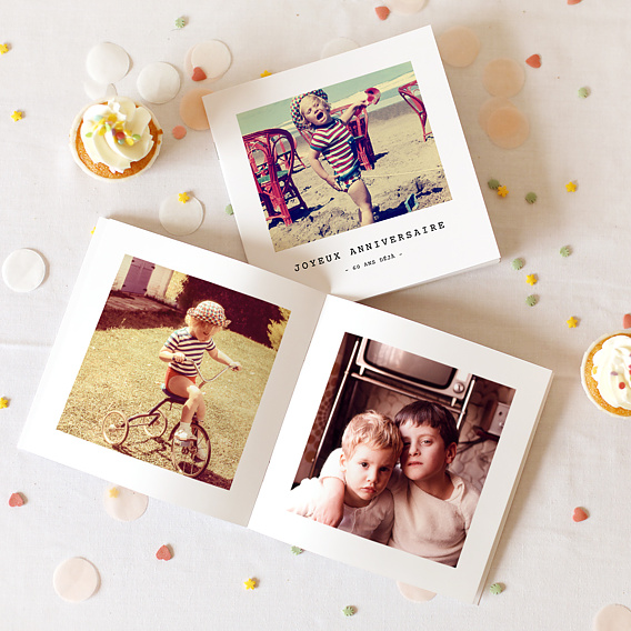 Album photo anniversaire Polaroid Après 1