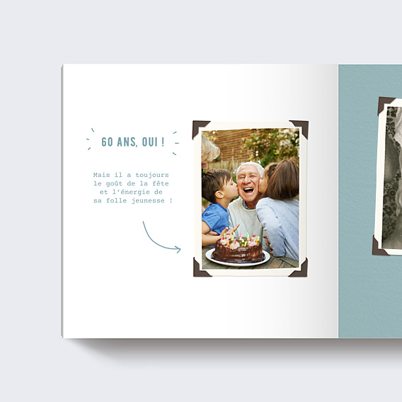 Album Photo Anniversaire Effet tirage