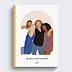 Album Photo Anniversaire Portrait en illustration minimaliste