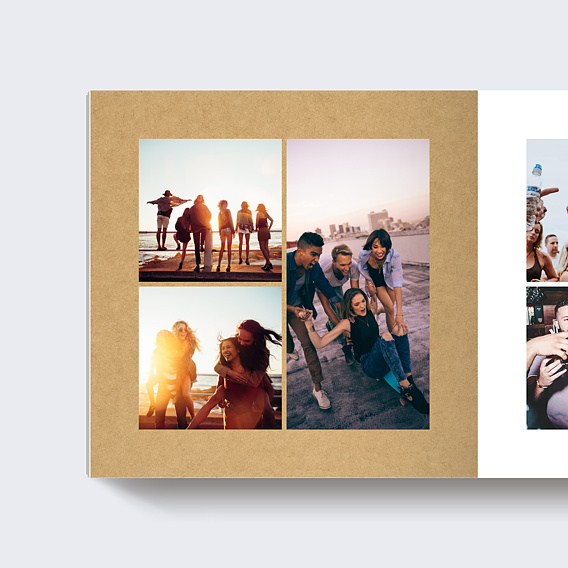 Album photo anniversaire Cœur Fleuri Page 1