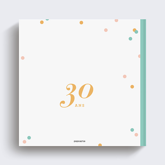 Album photo anniversaire Happiest Birthday Verso